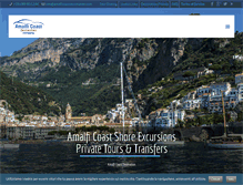 Tablet Screenshot of amalficoastdestination.com